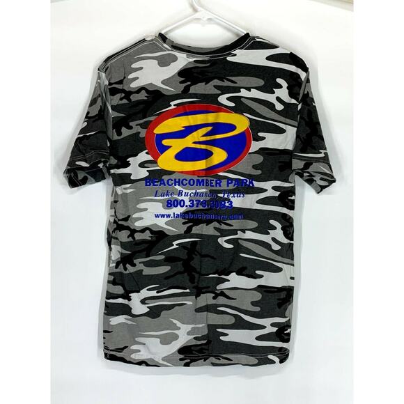 Code 5 Beachcomber Park Black Gray Camouflage T-Shirt Men’s Size Medium - Picture 5 of 6